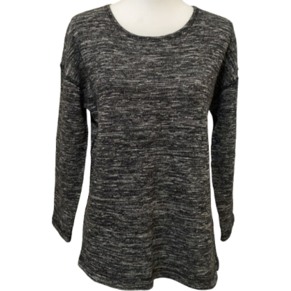 J. Crew Crew Neck Wool Sweater Womens Small Pullover Zip Business Career Stretch
